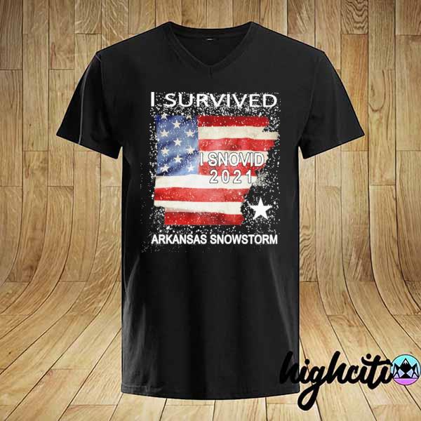 I Survived Snovid-2021 Arkansas Snowstorm 14 Shirt