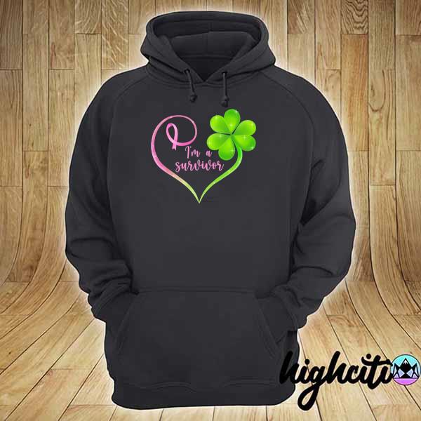 I’m A Survivor Heart St Patrick’s Day hoodie