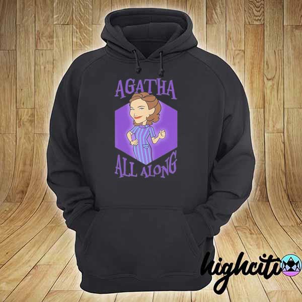Marvel WandaVision Agatha All Along Purple Portrait Shirt hoodie