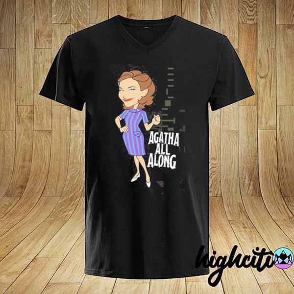 Marvel wandavision agatha all along retro portrait shirt