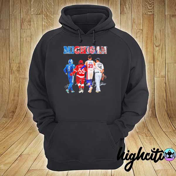 Michigan Stafford Bertuzzi Blake Griffin And Cabrera Signatures Shirt hoodie