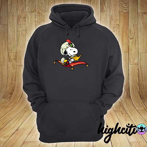 Official Snoopy Mixed Aladdin Tee Shirt A Whole New World Shirt hoodie