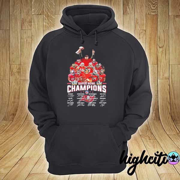 Official Super Bowl Champions Nfl Tampa Bay Buccaneers Signatures Shirt hoodie