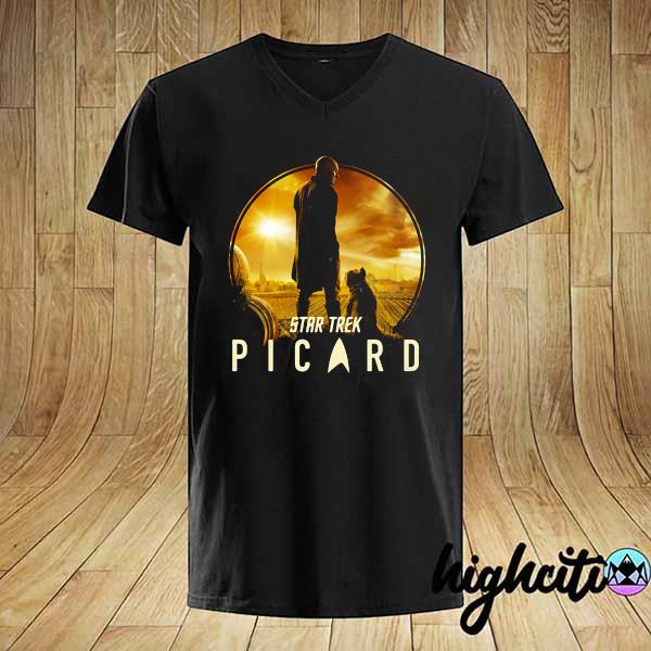 Picard and Number One Star Trek Shirt