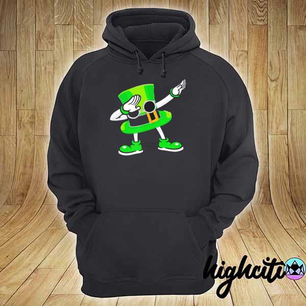 St Patrick's Day Dabbing Leprechaun Hat Boys Kids Men Gifts hoodie