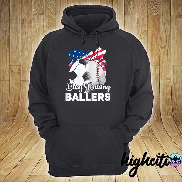 Busy Raising Ballers Mothers Day Baseball Sport hoodie