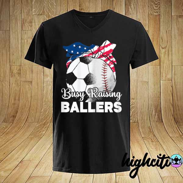 Busy Raising Ballers Mothers Day Baseball Sport shirt