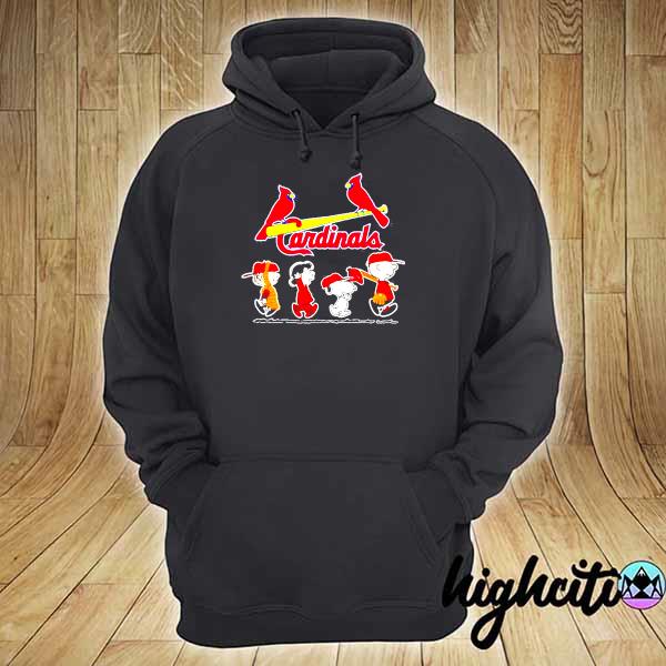 Cardinals football snoopy charlie and friends s hoodie