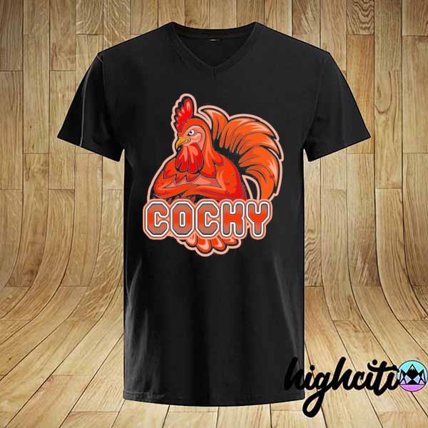 Cocky chicken shirt