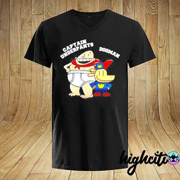 Dogman and captain underpants shirt