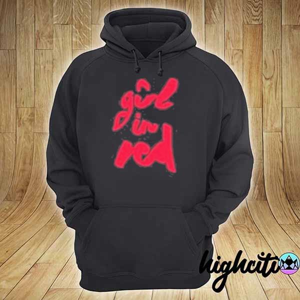 Girl In Red Logo Shirt hoodie