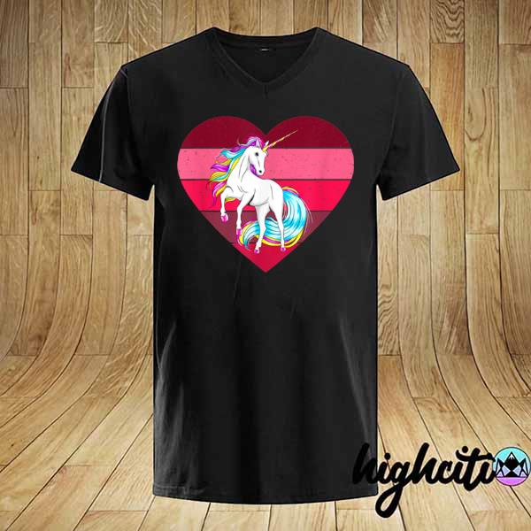 Girls Unicorn Sunset Shirt