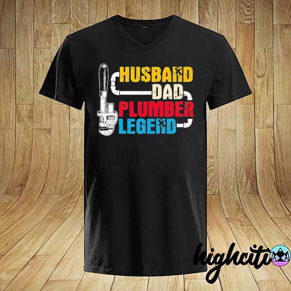 Husband dad plumber legend 2021 shirt