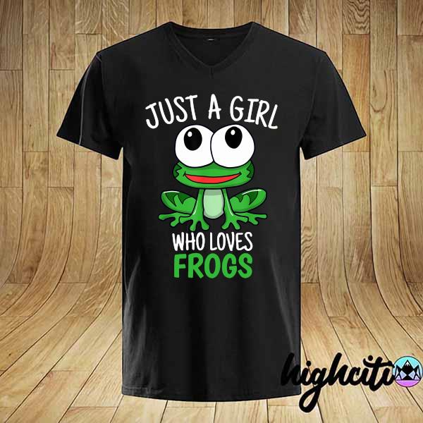 Just A Girl Who Loves Frog Shirt 1