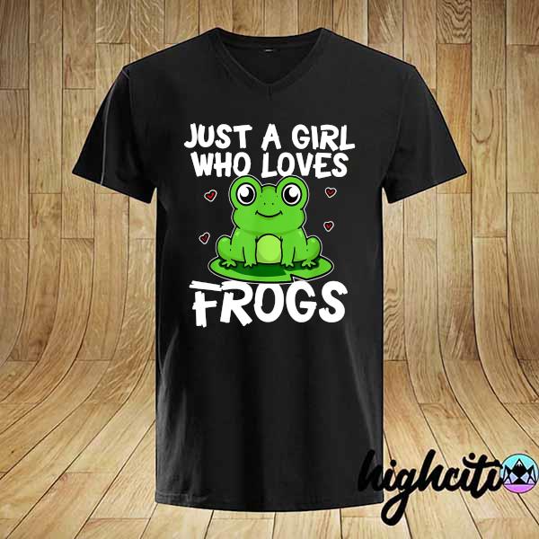 Just A Girl Who Loves Frog Shirt