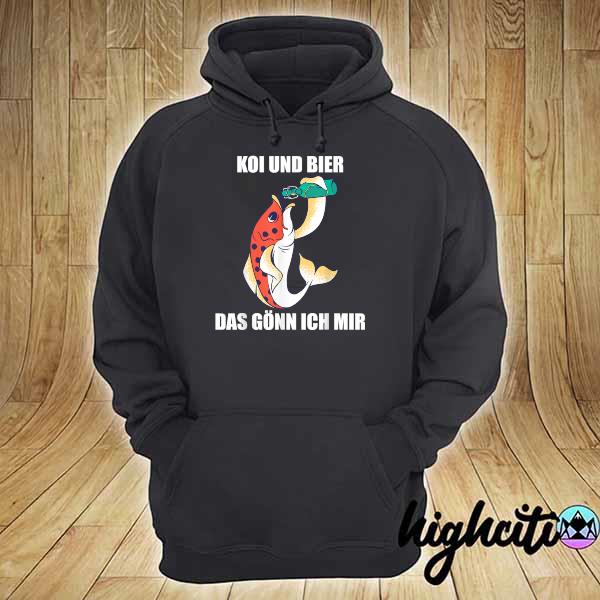 Koi karpfen gartenteich und bier das gönn ich mir hoodie