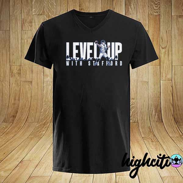 Level up with stafford – matthew stafford level up shirt