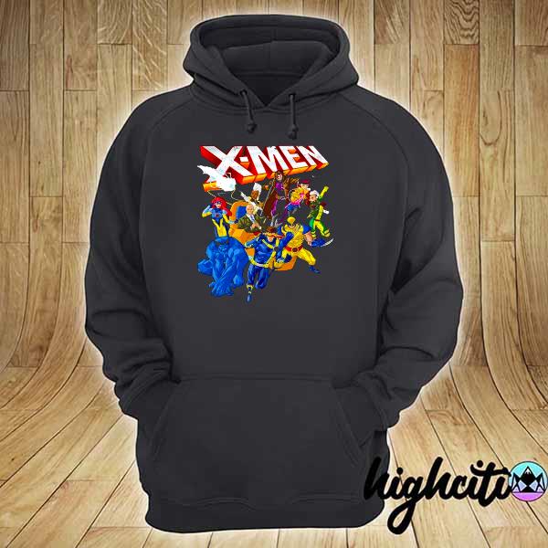 Marvel X Men Vintage Group Shot Logo s hoodie