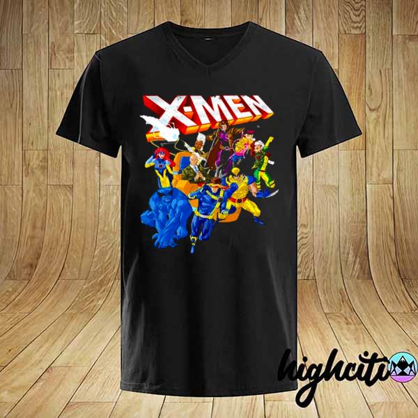 Marvel X Men Vintage Group Shot Logo shirt