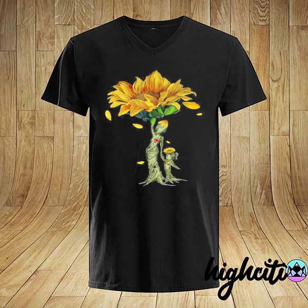 Mens mother day girl sunflower shirt