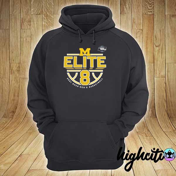 Michigan Wolverines 2021 NCAA Men's Basketball Tournament March Madness Elite 8 Bound Tri-Blend T-Shirt hoodie