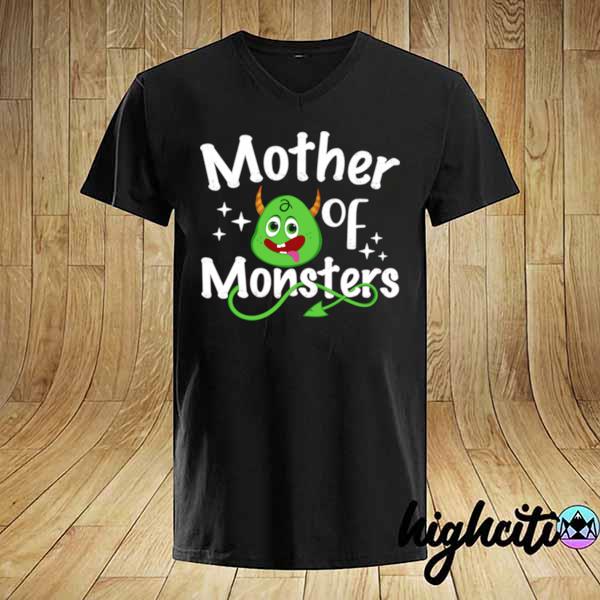 Mother of Monsters Twin Mom of Monsters Mother’s Day Mama shirt