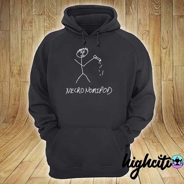 Necronomipod stick figure mike s hoodie