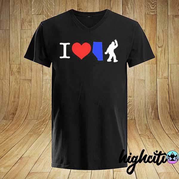 Official Ableg I love alberta bigfoot 2021 shirt