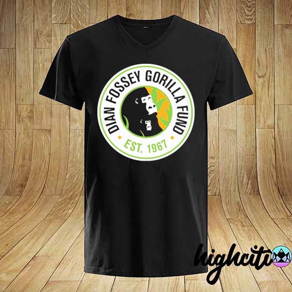 Official dian fossey gorilla fund est 1967 shirt