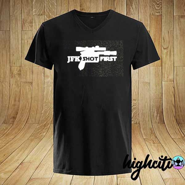 Official jfk shot first shirt