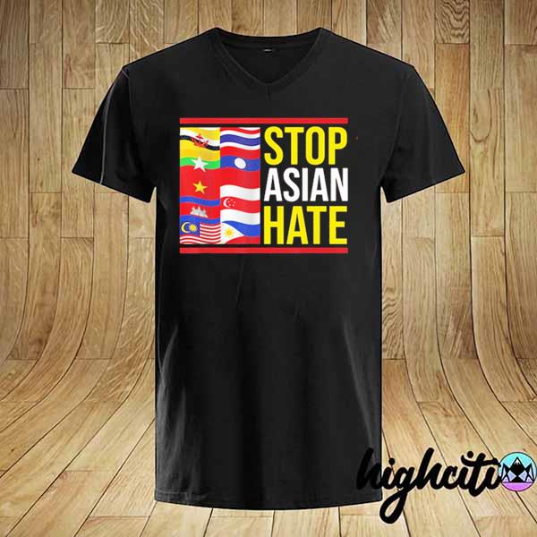 Official stop aapi hate support awareness stop asian hate shirt