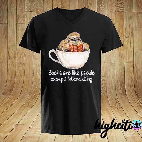 OWL Books are like people except interesting shirt