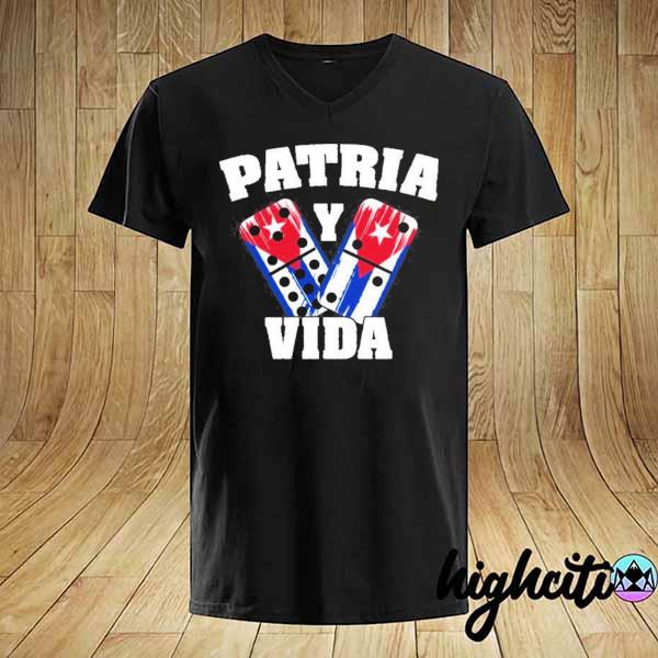 Patria y vida cuba cuban freedom movement himno cubano shirt