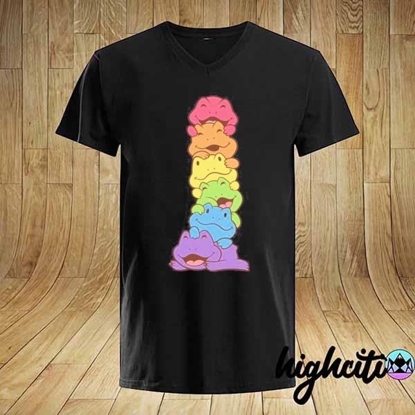 Rainbow Gay Kawaii Frog Anime Art Cute LGBTQ Shirt