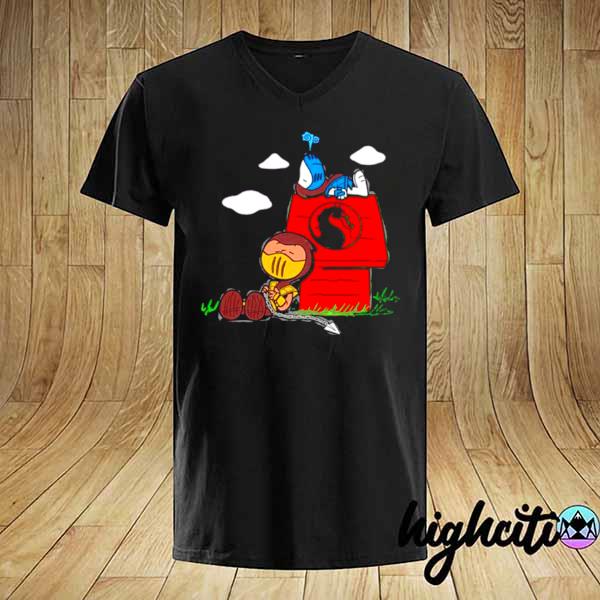 Snoopy and Charlie Brown mashup Mortal Kombat shirt