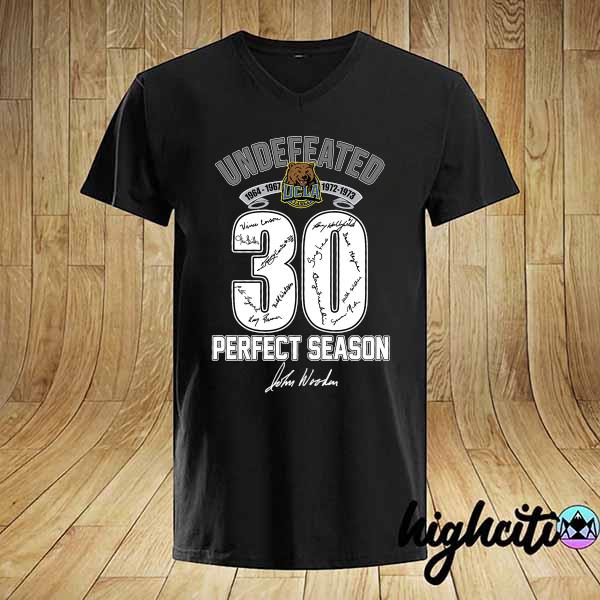 Undefeated 1964 1967 1972 1973 30 Perfect Season signatures shirt