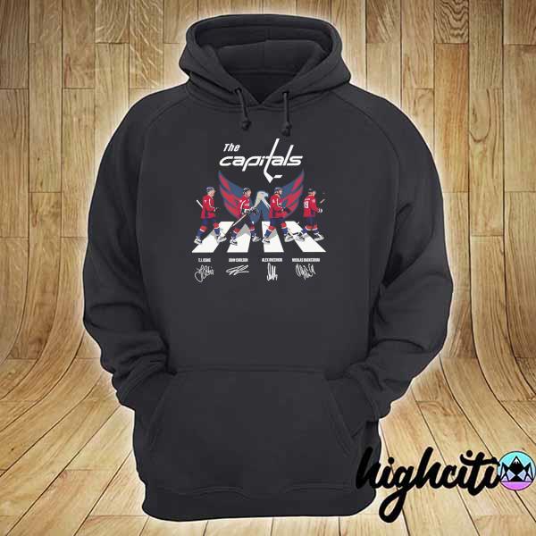 2021 the capitals john carlson alex ovechkin nicklas backstrom signatures hoodie