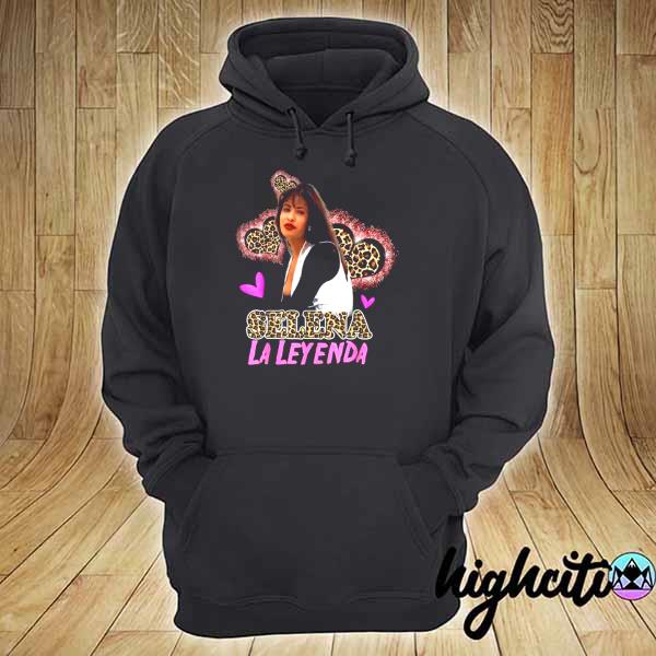 Awesome selenas quintanilla leopard love retro music hoodie