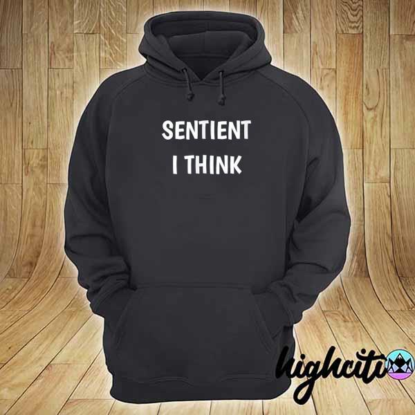 Awesome sentient i think funny saying perceive feel hoodie