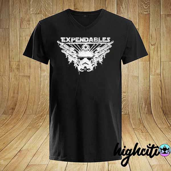 Awesome star wars expendable troopers shirt