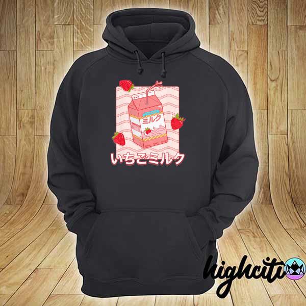 Awesome strawberry milk cute milk hoodie