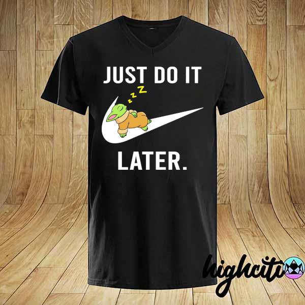 Baby Yoda Nike Just Do It Later Shirt