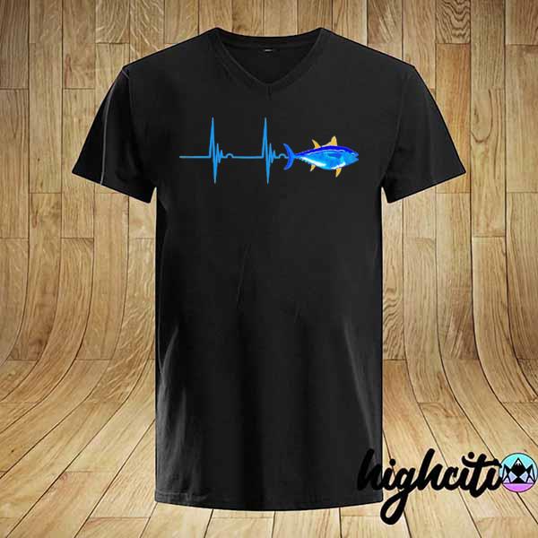 Bluefin Tuna Heartbeat Shirt