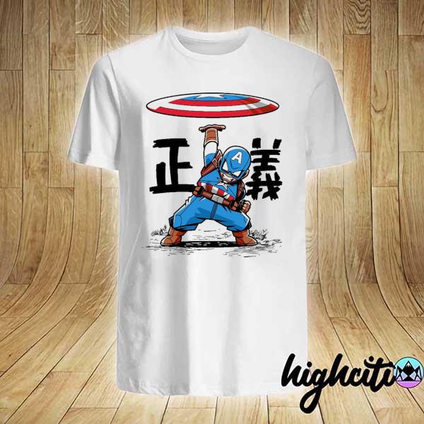 Captain America Disc Of Justice Shirt