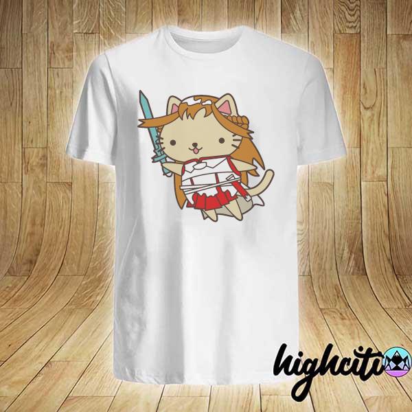 Cat cosplay asuna shirt