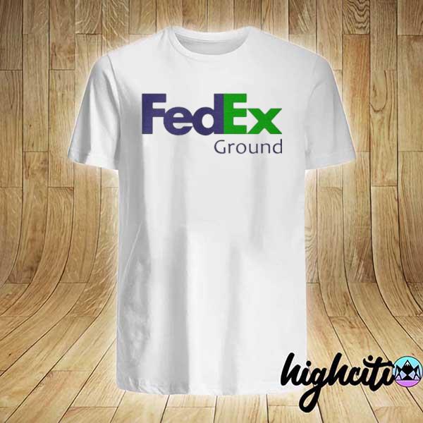 Fedex Ground Logo Blue Green Shirt