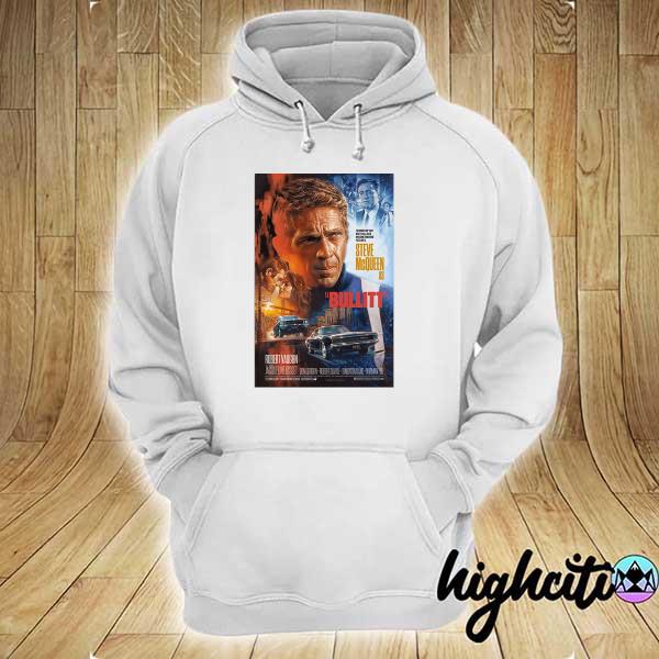 Official steve mcqueen as bullitt robert vaughn hoodie