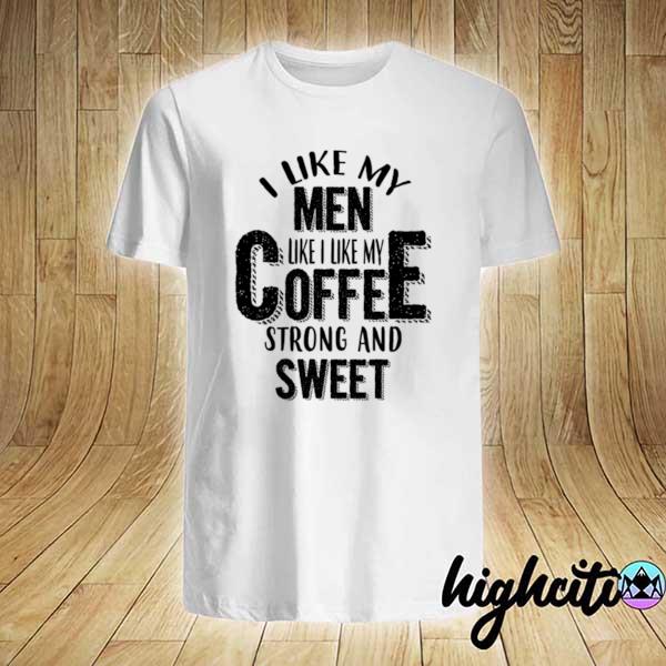 Official strong coffee & strong man ladies t shirt