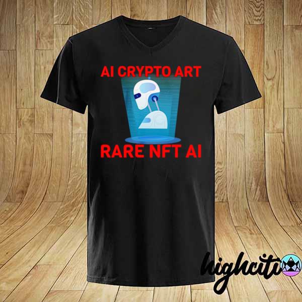 Original rare nft art ai crypto artificial intelligence technology shirt