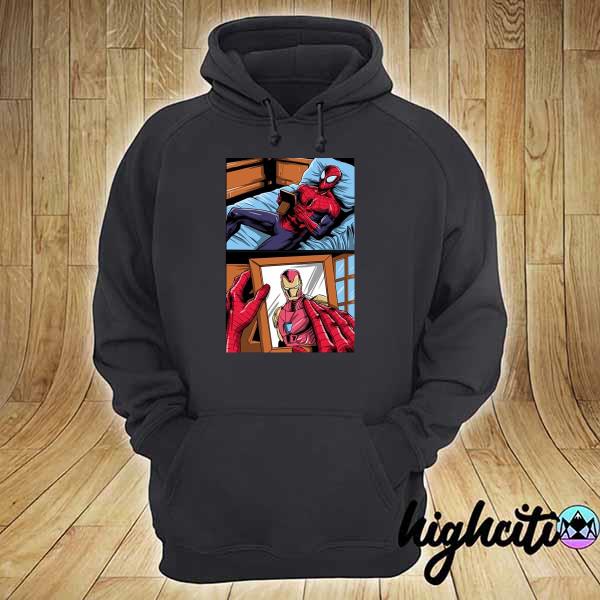 Original spider-man i miss you iron man hoodie